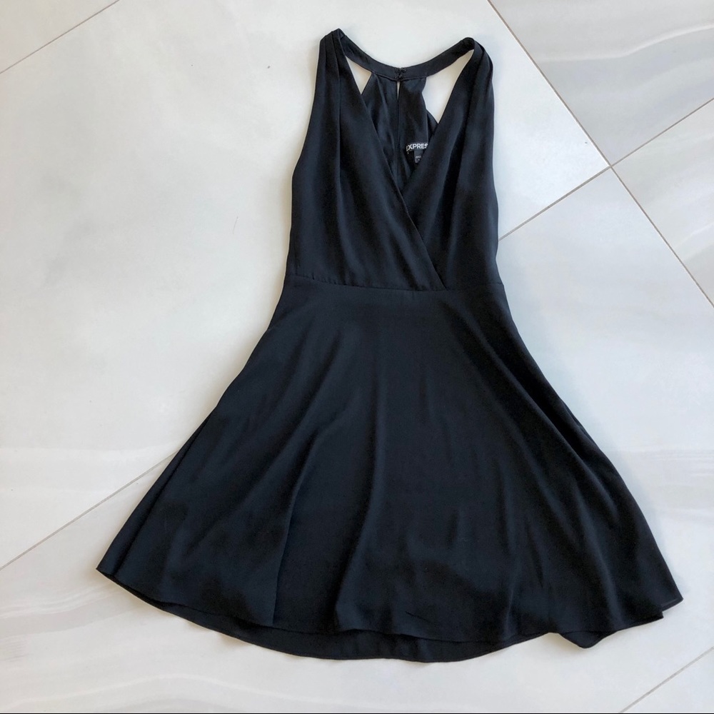 Express V Neck Skater Style Dress